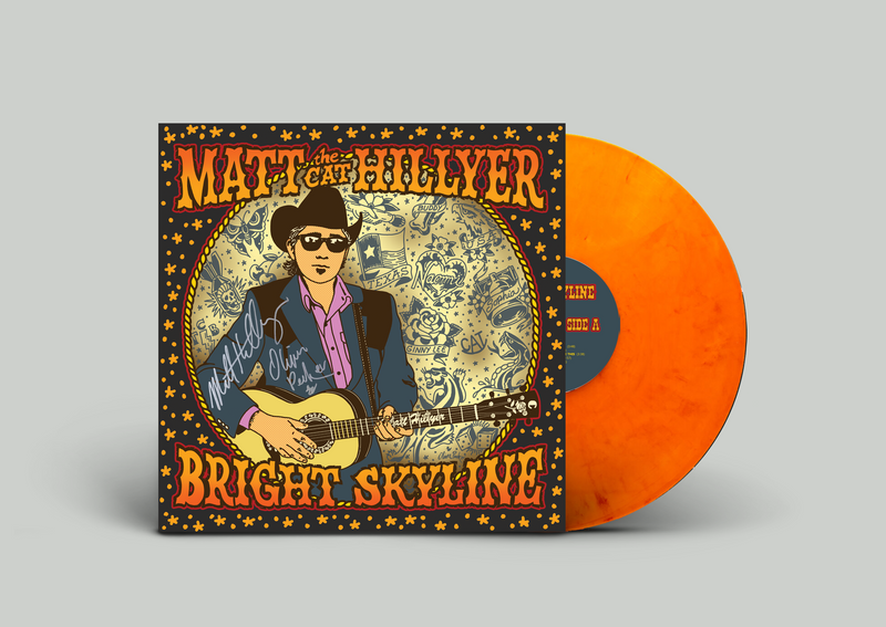 Matt Hillyer - Bright Skyline (Signed by Matt Hillyer and Illustrator Oliver Peck, Color Vinyl)
