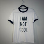 Chris J Norwood 'I Am Not Cool' Ringer T-Shirt