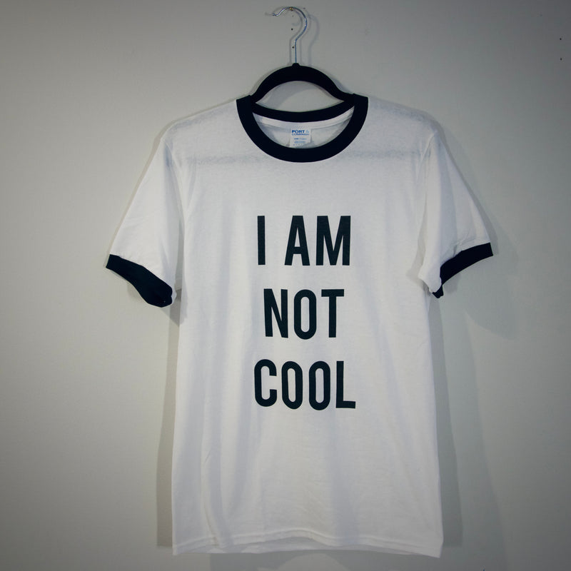 Chris J Norwood 'I Am Not Cool' Ringer T-Shirt